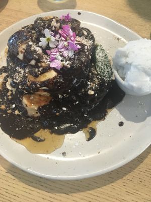 Nutella pancakes  at Wombat Cafe & Store in Dromana