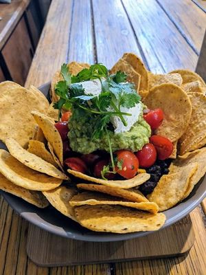 Cheesy nacho's at Wombat Cafe & Store in Dromana