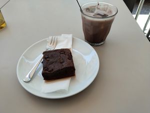 Brownie at Cafe Como in Klagenfurt