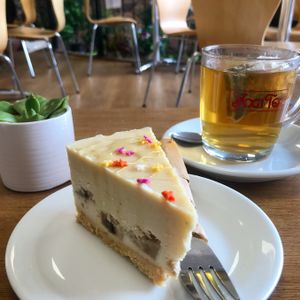 Banoffee cheezecake  at Rabbit Vegan Cafe in Exeter