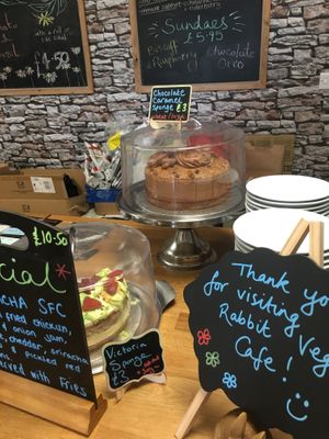 Cake! at Rabbit Vegan Cafe in Exeter