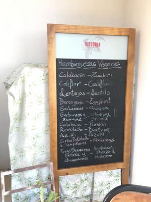 Menu at Mafalda in Malaga