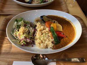 Veggie Curry at Rota Cafe in Fukuoka
