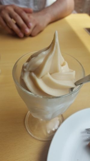 glace au soja at Rota Cafe in Fukuoka