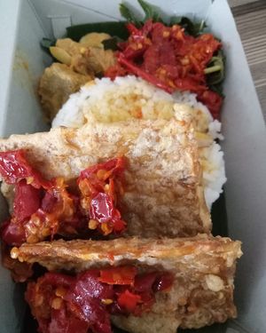 Nasi Padang Tempe at Cis Culinary in Medan