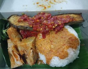 Nasi Padang Terong Balado at Cis Culinary in Medan