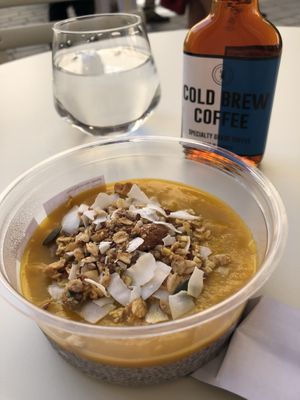 Chia with mango at Fach Juice Shop in Bratislava