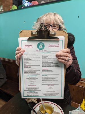 The vegan choices 🥳🥳 at Riverhead Coffee in Grimsby