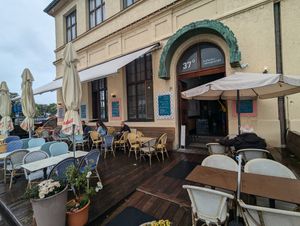  at 37 grad Kaffeebar Landegeschäft in Lindau