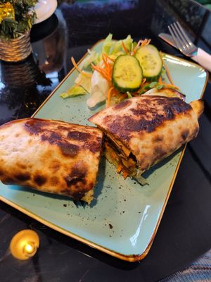 Kebab Wrap at 37 grad Kaffeebar Landegeschäft in Lindau