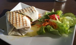 vegan kebap wrap at 37 grad Kaffeebar Landegeschäft in Lindau