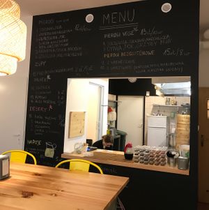 The place is tiny at Parowar in Olsztyn