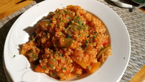 Vegetable risotto at Konoba Bonaca in Zadar