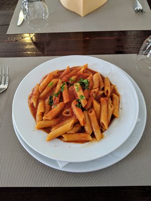 Penne arrabiata at Konoba Bonaca in Zadar