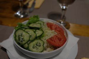 Salad at Konoba Bonaca in Zadar