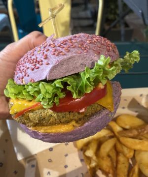 Butterfly Burger at Flower Burger in Rome