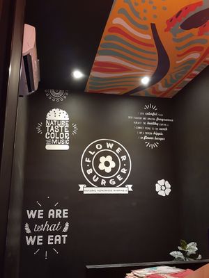 Flower burger at Flower Burger in Rome