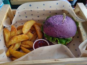 Flower burger at Flower Burger in Rome