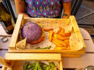 Cheesy Cecio at Flower Burger in Rome