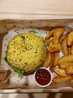 Fries were not enough :( at Flower Burger in Rome