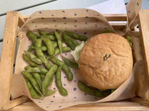 jungle burger w/ gf bun at Flower Burger in Rome