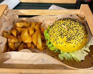   at Flower Burger in Rome