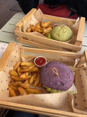   at Flower Burger in Rome