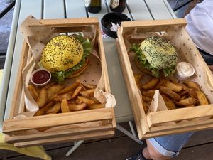 Super yummy, fun and good for everyone!  at Flower Burger in Rome