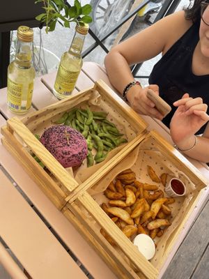   at Flower Burger in Rome