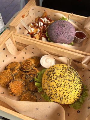   at Flower Burger in Rome