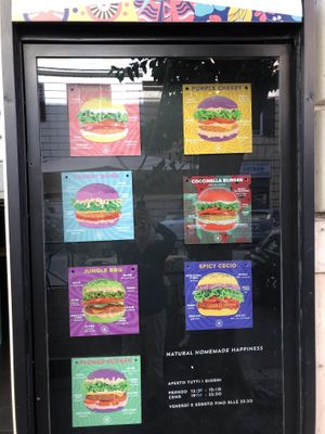   at Flower Burger in Rome