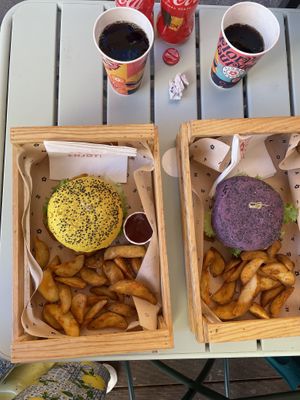   at Flower Burger in Rome