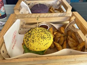   at Flower Burger in Rome