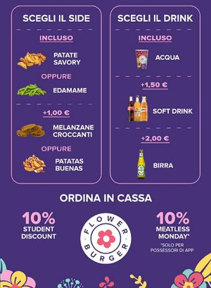  at Flower Burger in Rome