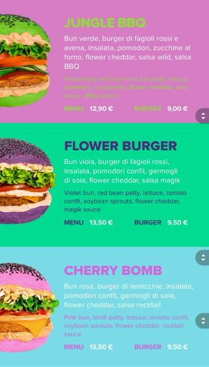  at Flower Burger in Rome