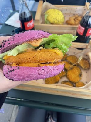   at Flower Burger in Rome