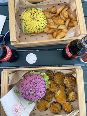   at Flower Burger in Rome