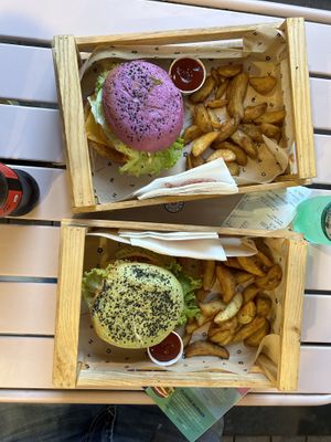   at Flower Burger in Rome