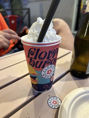   at Flower Burger in Rome