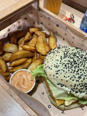   at Flower Burger in Rome