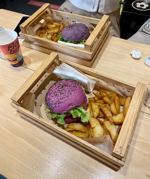   at Flower Burger in Rome