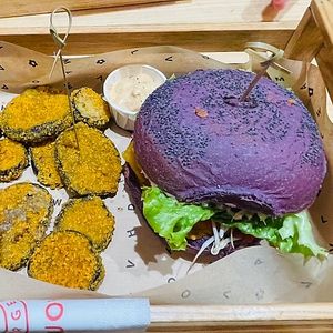   at Flower Burger in Rome