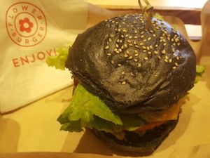 enjoy it! at Flower Burger in Rome