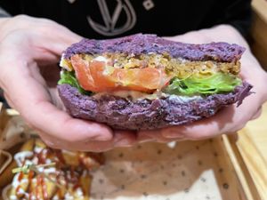   at Flower Burger in Rome