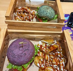   at Flower Burger in Rome