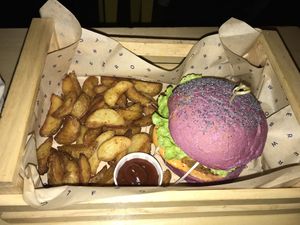   at Flower Burger in Rome