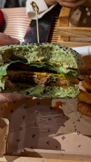 Jungle bbq at Flower Burger in Rome