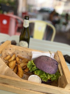   at Flower Burger in Rome