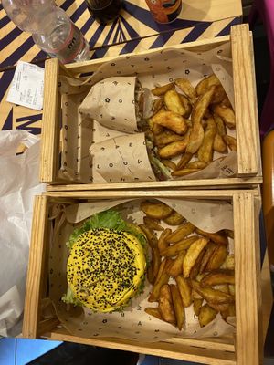   at Flower Burger in Rome