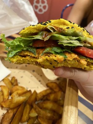   at Flower Burger in Rome